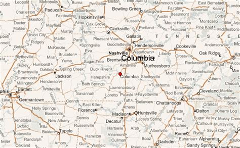 Columbia, Tennessee Weather Forecast