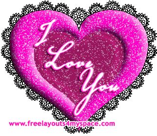 I Love You Glitter Graphics | follow directions below to use this i love you myspace glitter ...