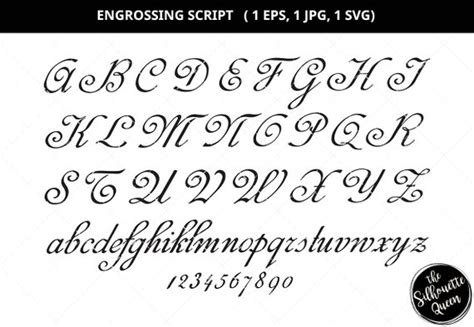 Engrossing Script Svg Calligraphy Svg Handwriting Svg - Etsy