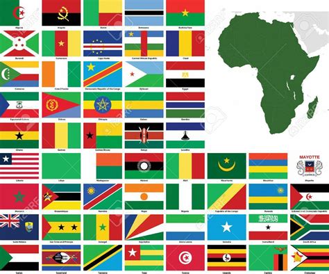 All African Countries Flags