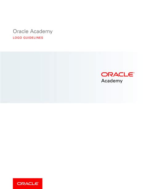 Oracle Academy | PDF document | Branding Style Guides