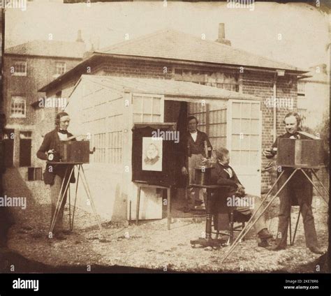 William Henry Fox Talbot The photographic workshop in Reading, 1846 Stock Photo - Alamy