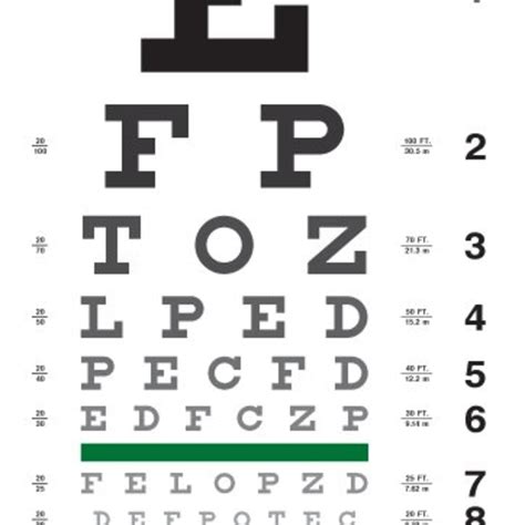 Practice Dmv Eye Test - Printable Worksheets