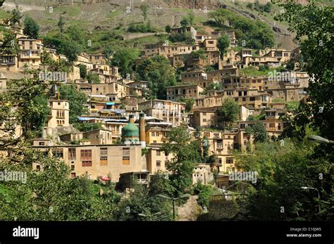 Mountain village Masuleh, Gilan Province, Iran, Asia Stock Photo - Alamy