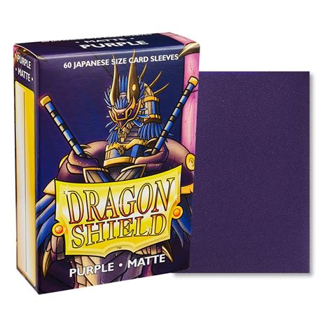 Japanese Dragon Shield Matte, 60 sleeves, Purple (Yu-Gi-Oh)