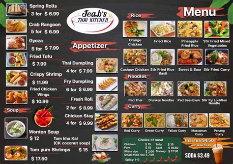 JEAB’S THAI KITCHEN -TIOGA - Updated November 2024 - 16 Photos - 121 N Gilbertson St, Tioga ...