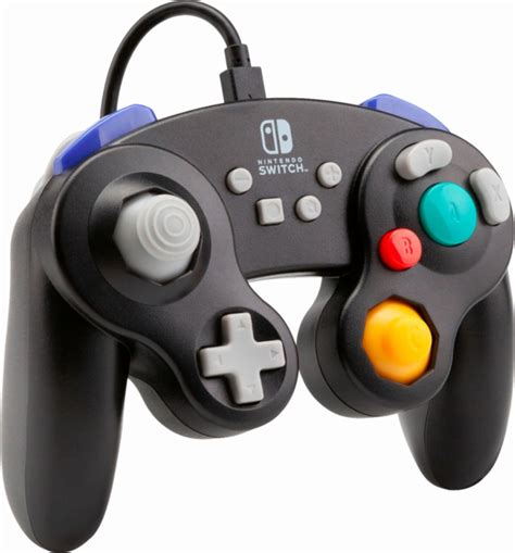 Nintendo Switch Control Alámbrico estilo Gamecube Negro | Jetstereo - Cuando quieras lo mejor