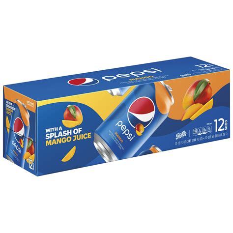 Pepsi Mango 12oz 12pk Can (2x6) - Walmart.com - Walmart.com