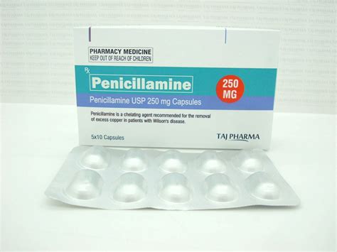 Penicillamine Capsules USP 250mg