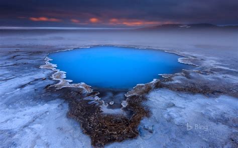 Islande Hveravellir plateau de printemps chaud-2017 Bing Fonds d'écran Aperçu | 10wallpaper.com