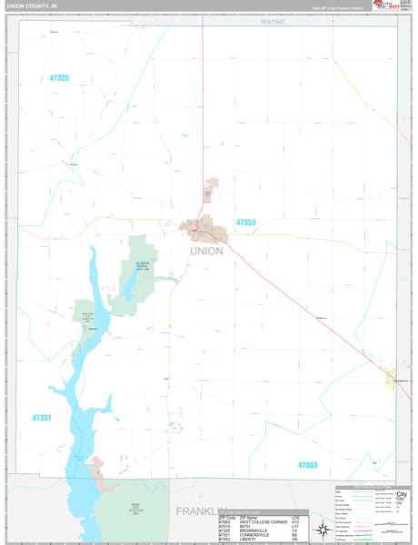 Maps of Union County Indiana - marketmaps.com