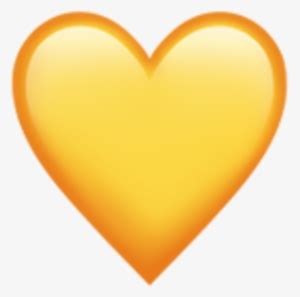 Download Iphone Emoji Heart Yellow Jpg Free Stock - Yellow Heart Emoji ...