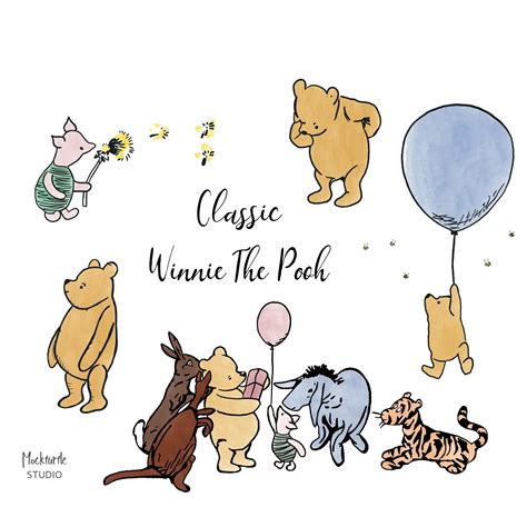 274 Vintage Classic Winnie The Pooh Clipart Free Free - vrogue.co