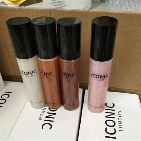 2020 New Iconic London Prep Set Glow Setting Spray Long Lasting Highlighter Bronze 120ml From ...