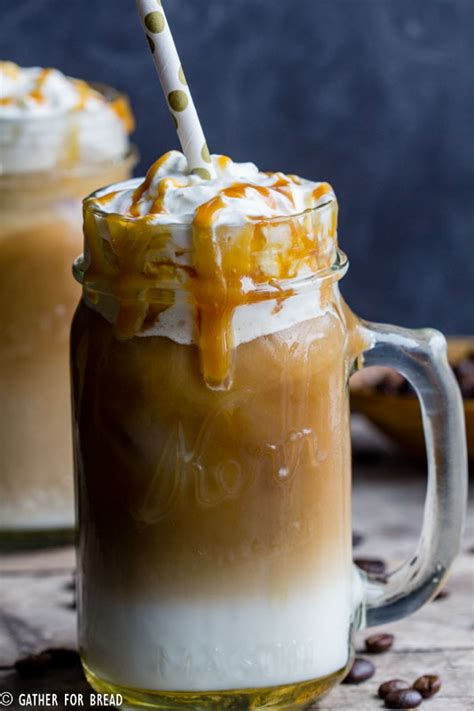 Iced Caramel Macchiato - Gather for Bread