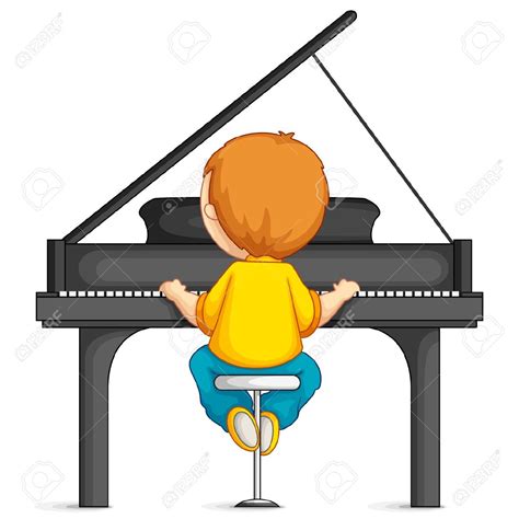 Play the piano clipart - Clipground