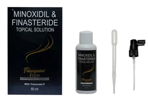 Minoxidil And Finasteride Topical Solution For Hair, Packaging Size: 60 ml at Rs 990/bottle in ...