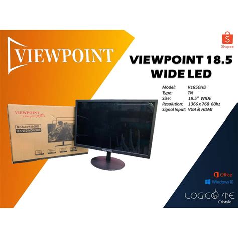 Viewpoint & Goma 18.5 /19/20/22/24 Inch WIDE LED Monitor | Shopee ...