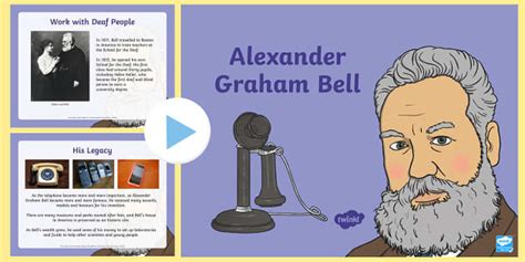 Alexander Graham Bell Information PowerPoint (Teacher-Made)