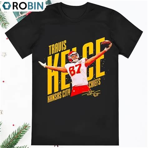 Kansas City Chiefs Travis Kelce Signature 2023 Tee Shirt - RobinPlaceFabrics