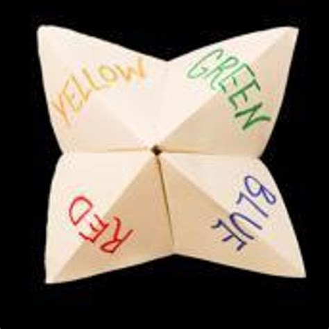 How to make a paper fortune teller - B+C Guides