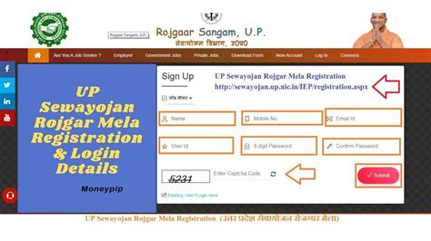 UP Sewayojan Rojgar Mela Registration & Login Details, UP Sewayojan ...