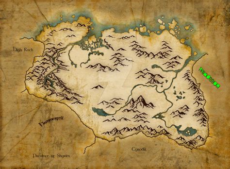 Skyrim: World Map WIP by SirBedwyr on DeviantArt