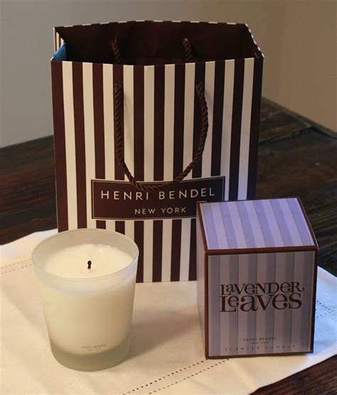 Fresh and Fancy: Henri Bendel Lavender Leaves Candle