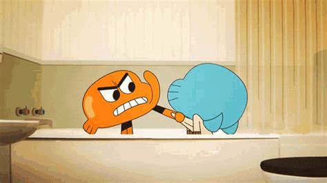 Slap Gumball Watterson GIF - Slap Gumball Watterson Darwin Watterson - Discover & Share GIFs