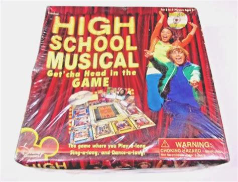 DISNEY CHANNEL HIGH School Musical DVD Board Game Get'cha Head in the GAME DMGED £11.75 ...