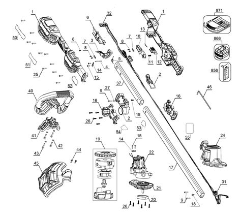 Dewalt Dcst922 String Trimmer Parts Diagram