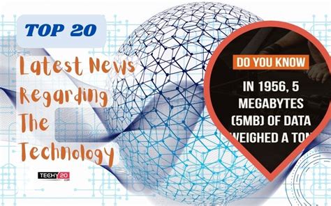 Top 20 Latest News Regarding The Technology - Techy20