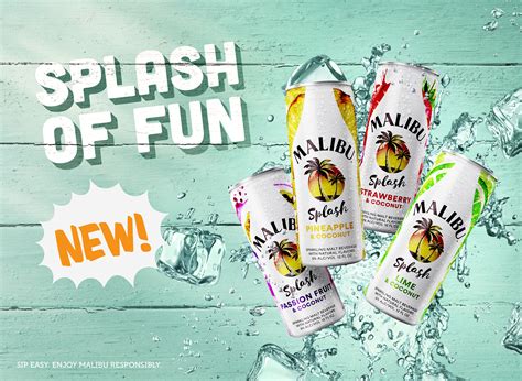 Malibu Unveils New Sparkling Malt Beverage: Malibu Splash | The Beer Connoisseur