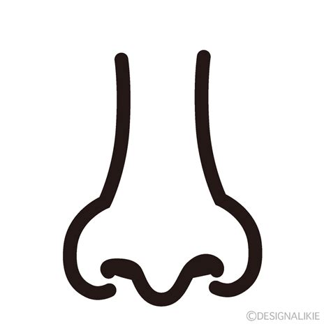 Nose Symbol Clip Art Free PNG Image｜Illustoon