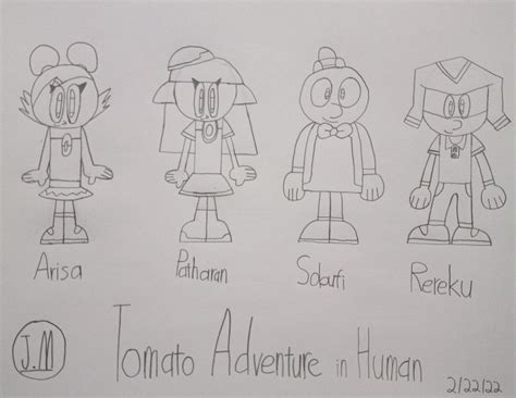 Tomato Adventure Characters in Human Style by MarioBlueArts on DeviantArt