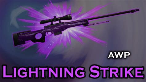 Lightning Strike AWP StatTrak stickers skin preview FN/MW/FT/WW/BS - YouTube