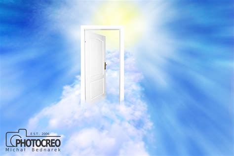 Door to Heaven Graphic by photocreo · Creative Fabrica