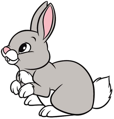 Snow White Bunny - Cute Cartoon Rabbit Clipart