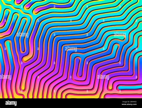 Abstract background with optical illusion generative pattern and ...