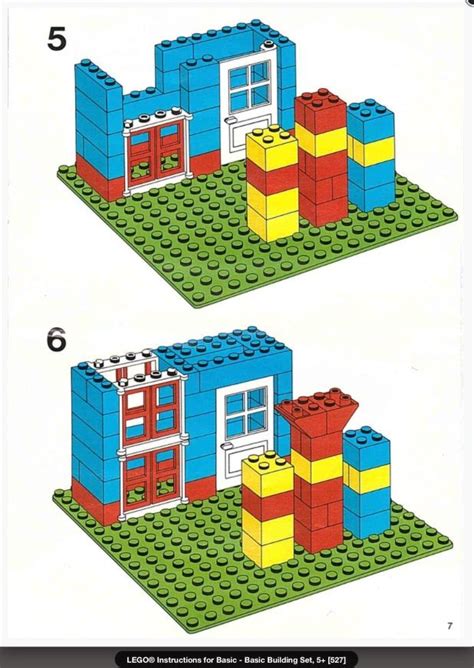 the instructions for how to build a lego house