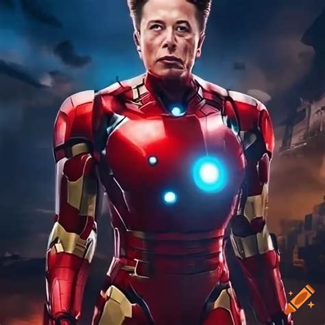 Elon musk in iron man suit
