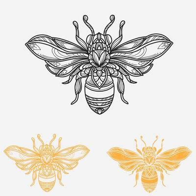 Bee Vector Art, Icons, and Graphics for Free Download