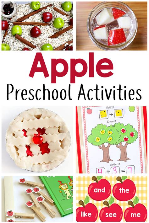 Preschool Apple Theme Activities