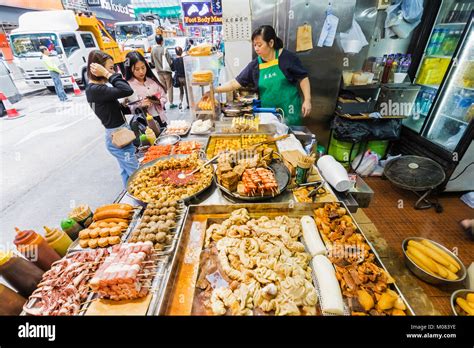 China, Hong Kong, Mong Kok, Street Food Stock Photo - Alamy