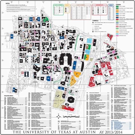 University Of Texas Austin Campus Map | secretmuseum