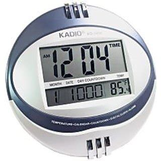 Buy Kadio KD-3806 Digital Wall / Desk Clock with Temperature Online @ ₹499 from ShopClues