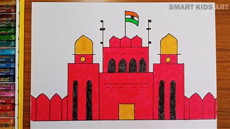 Update more than 81 easy red fort drawing latest - xkldase.edu.vn