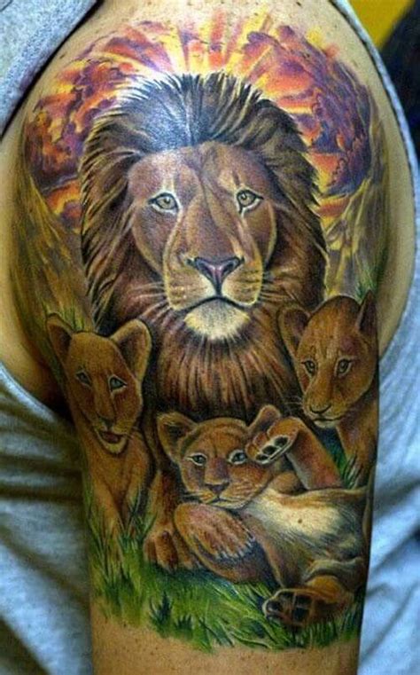 15+ Best Lion Pride Tattoo Designs | PetPress