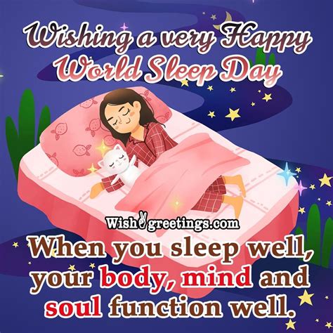 Happy World Sleep Day Quotes, Messages - Wish Greetings