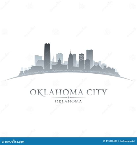 Oklahoma City Skyline Horizontal Banner. Cartoon Vector | CartoonDealer ...